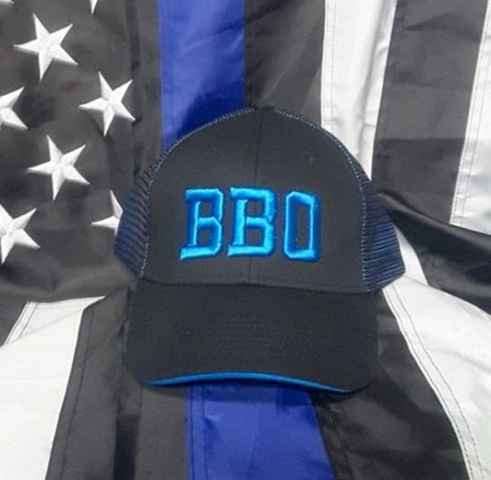 BBO blue line mesh cap